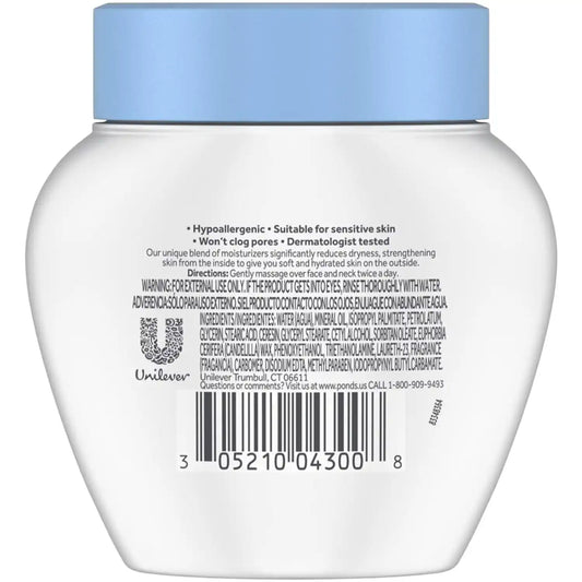Pond's Dry Skin Cream Facial Moisturizer 3-Pack, 3.9 Oz Ea